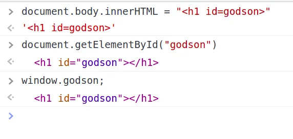 Example id attribute
