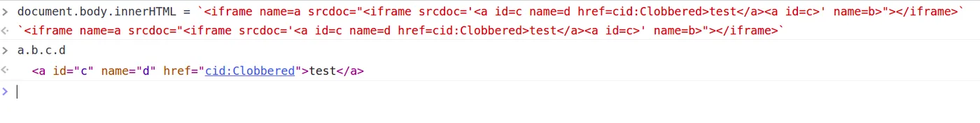 4-level clobbering via nested iframes